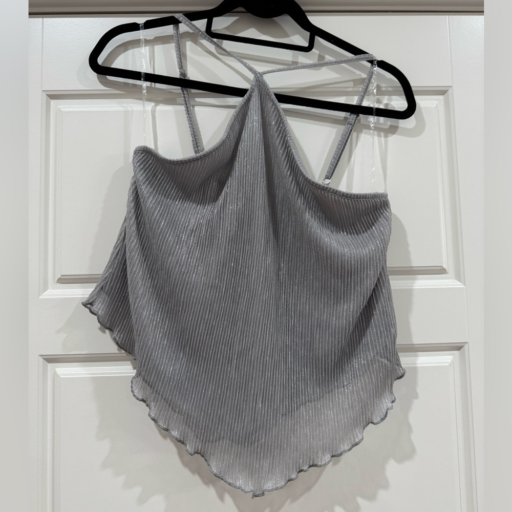 Silver tank top